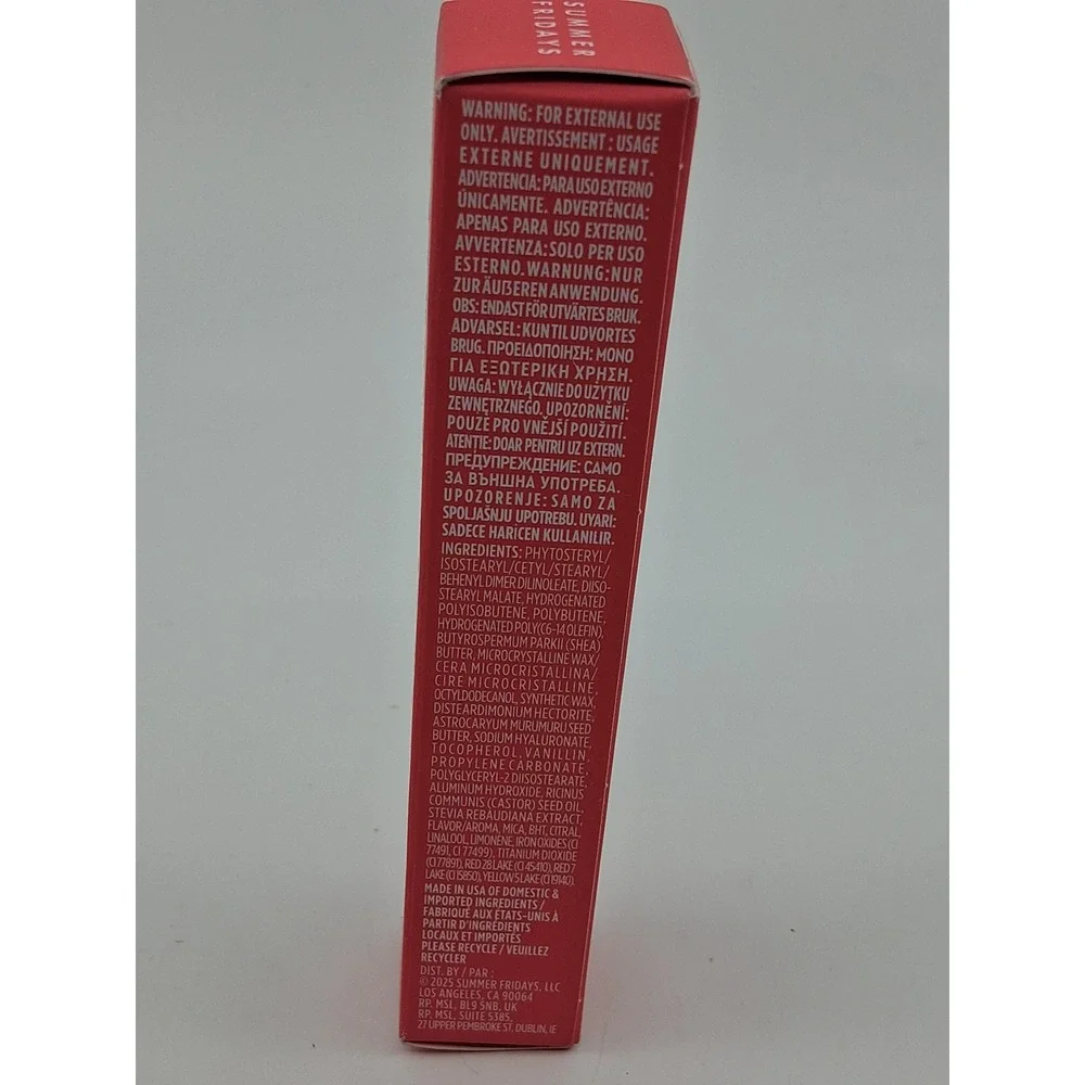 Summer Fridays Lip Butter Balm Pink Guava - 15 g / .5 oz